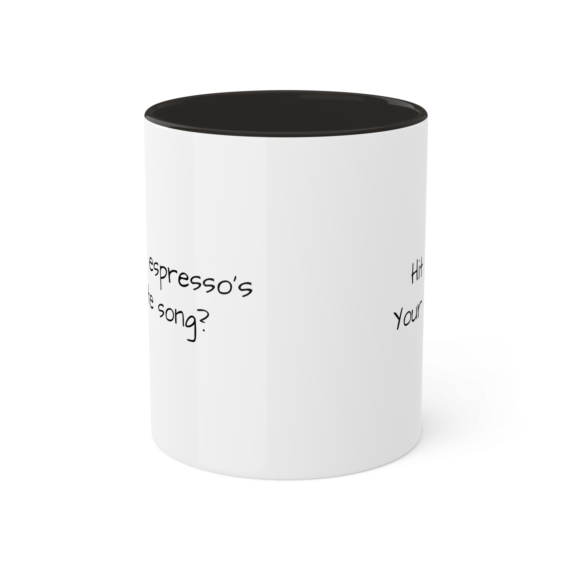 What's an espresso's favorite song? Colorful Mugs, 11oz - KNACK