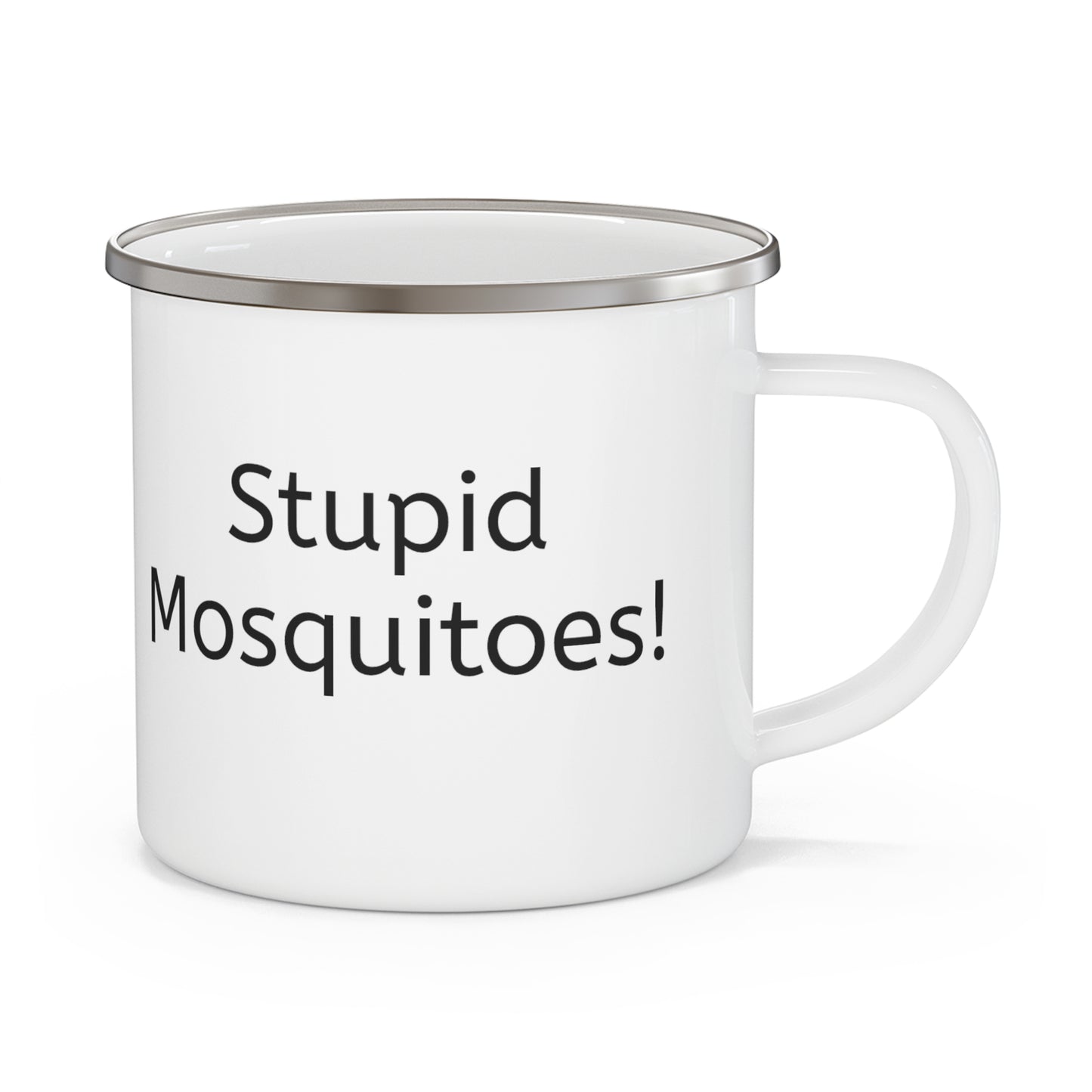 Stupid Mosquitoes Enamel Camping Mug - KNACK