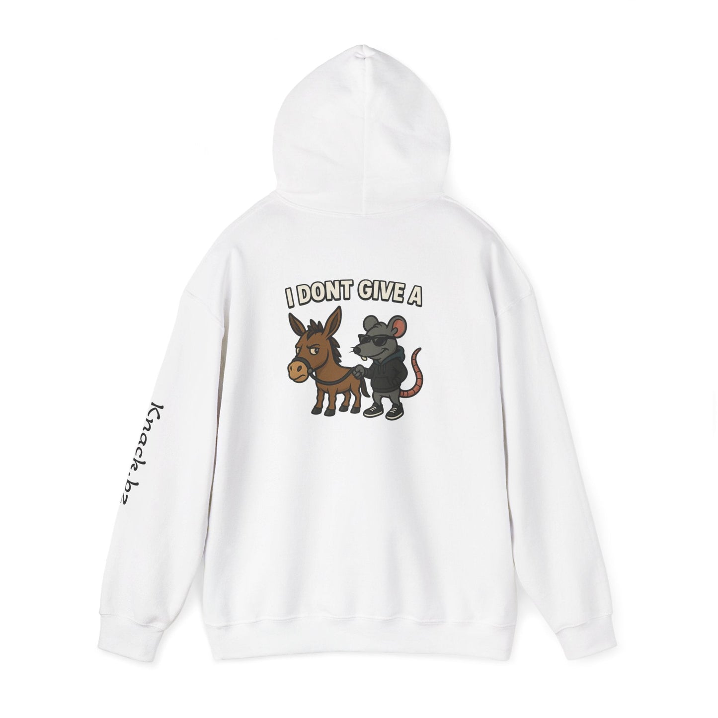 Funny Unisex Hoodie I Don't give a rats ass