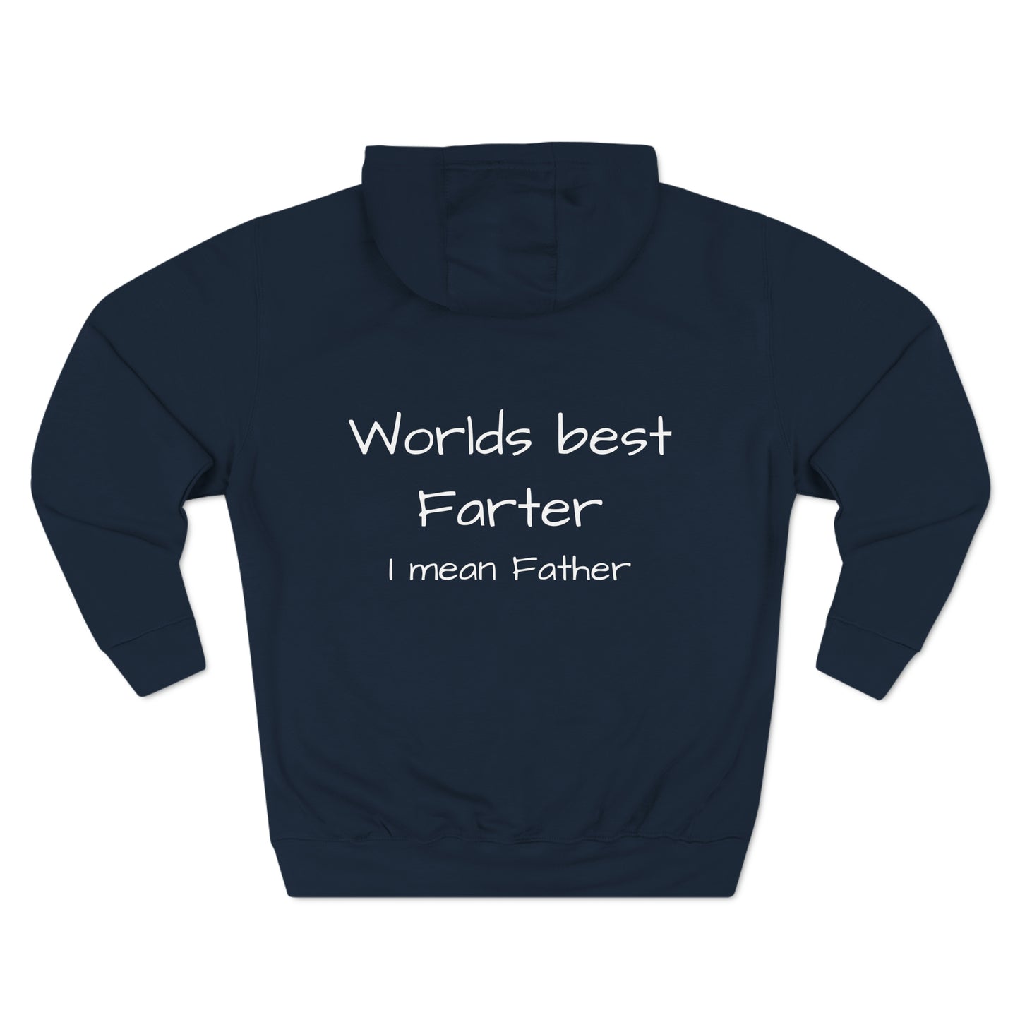 Worlds best farter Three-Panel Fleece Unisex Elite Hoodie - KNACK