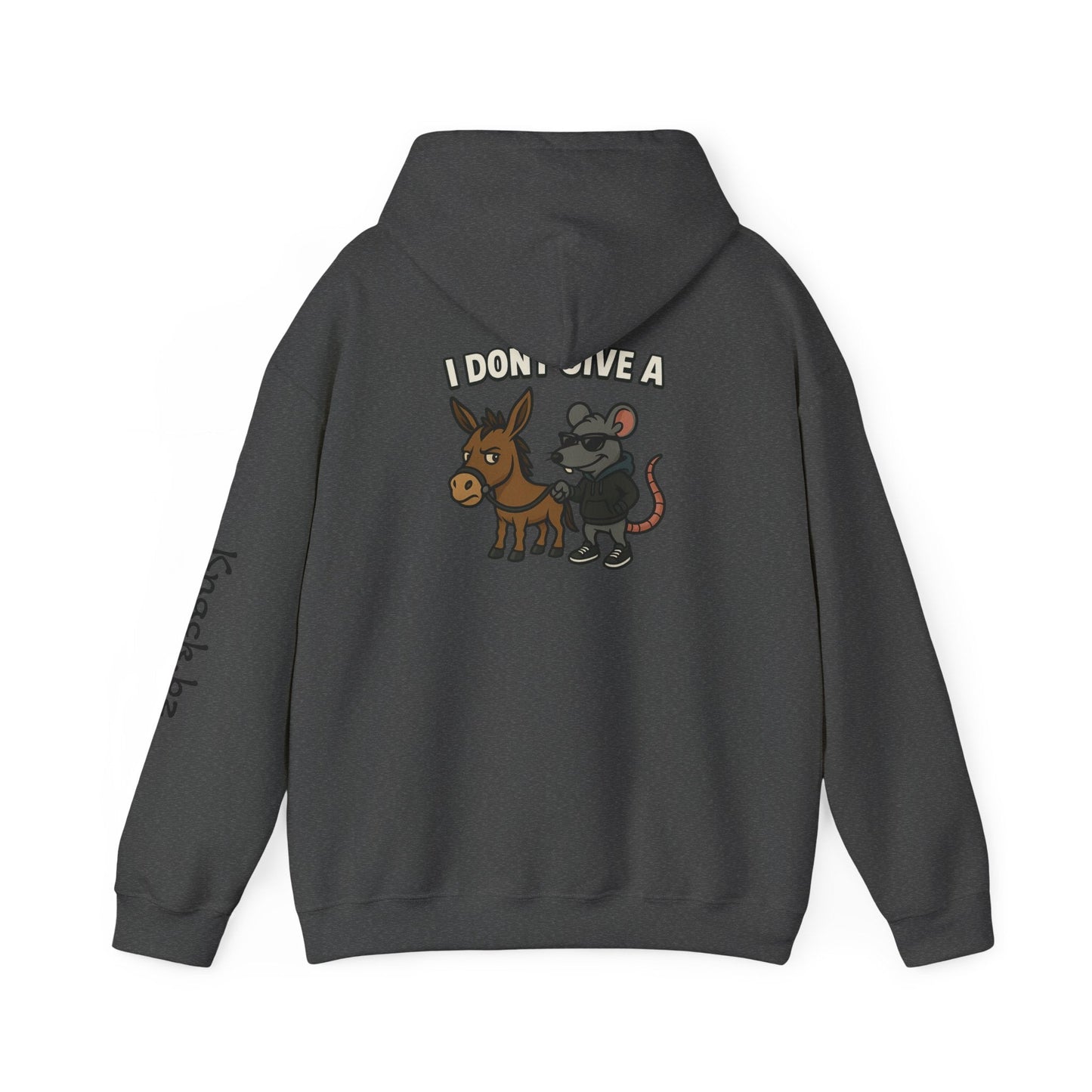 Funny Unisex Hoodie I Don't give a rats ass