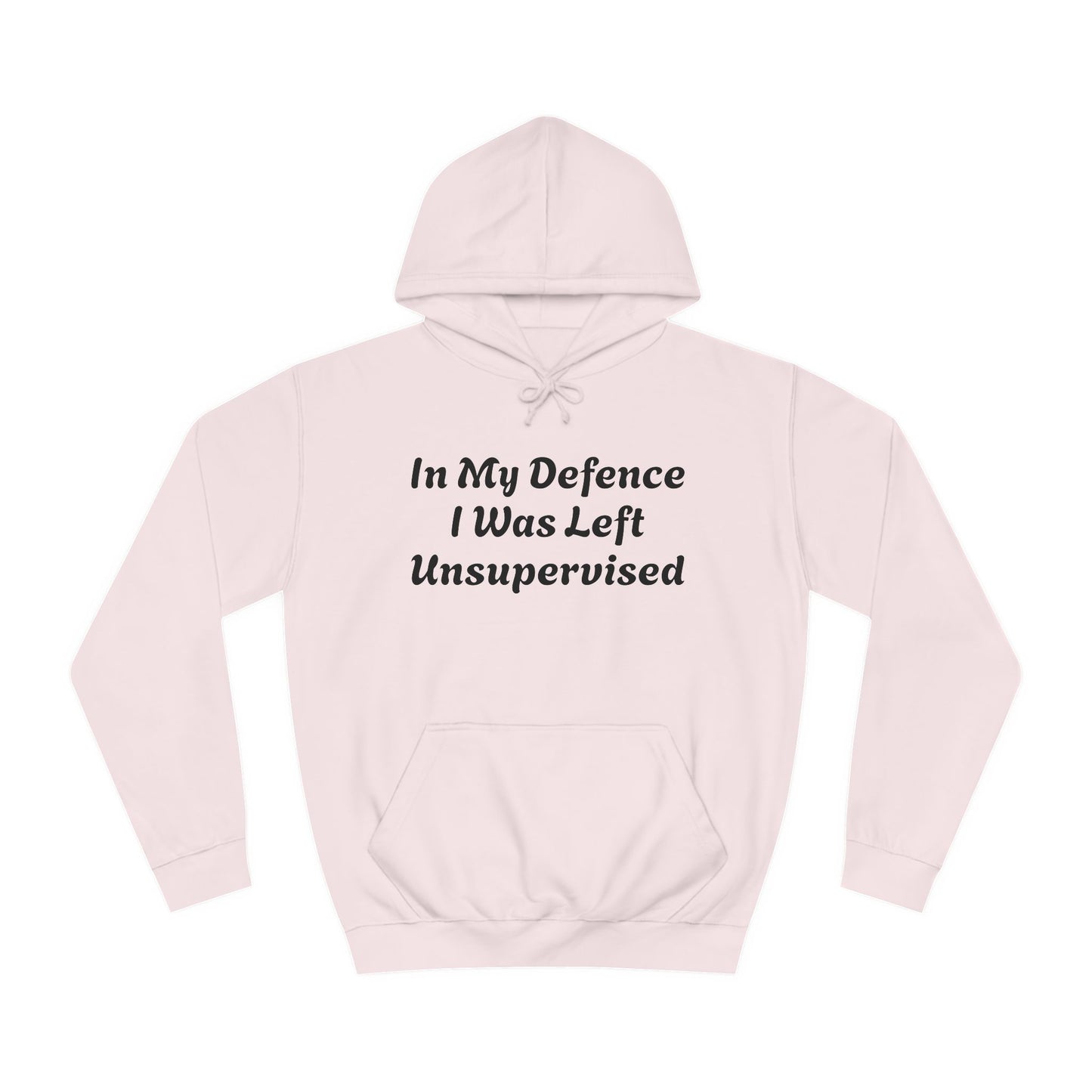 In my Defence I was left Unsupervised Unisex Hoodie