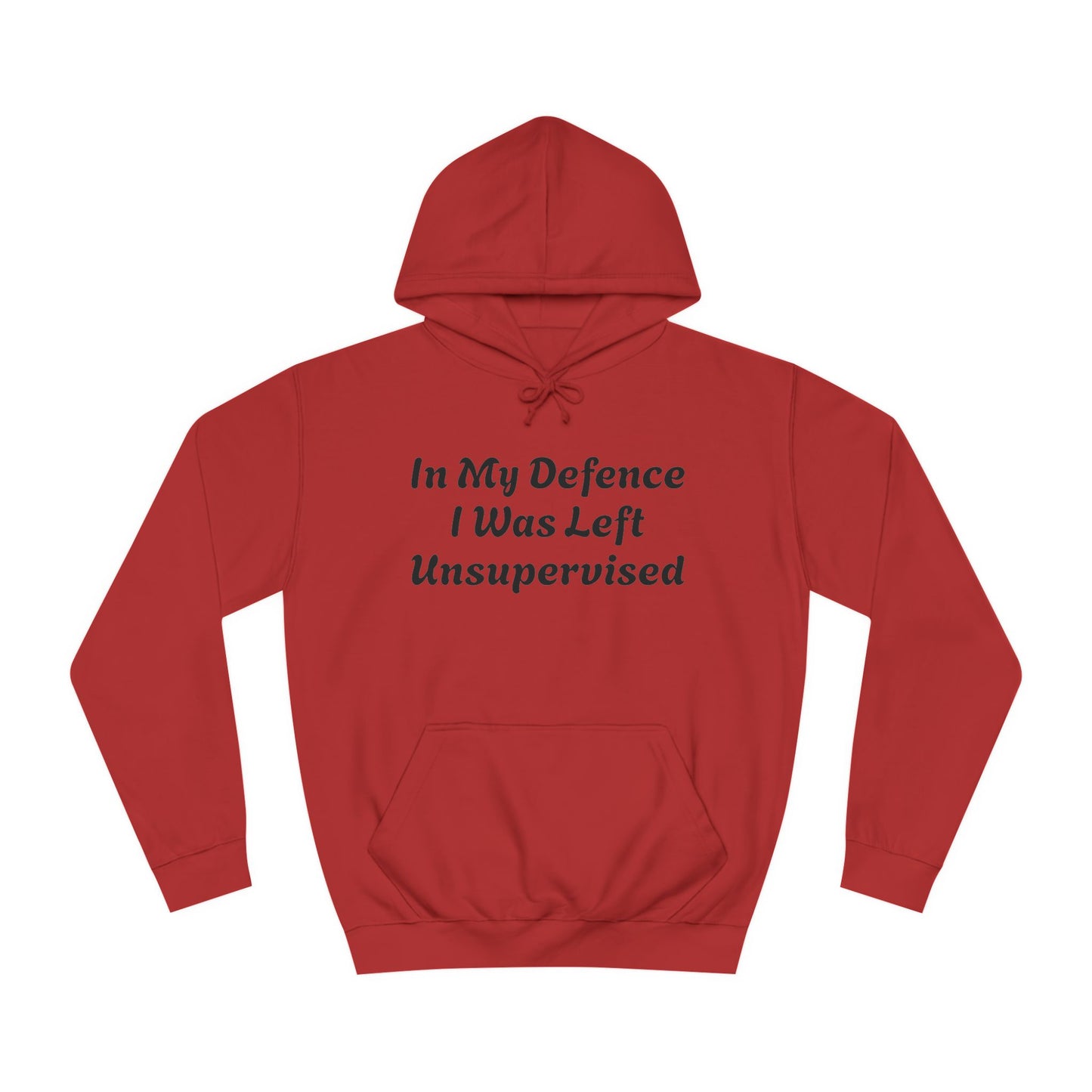 In my Defence I was left Unsupervised Unisex Hoodie