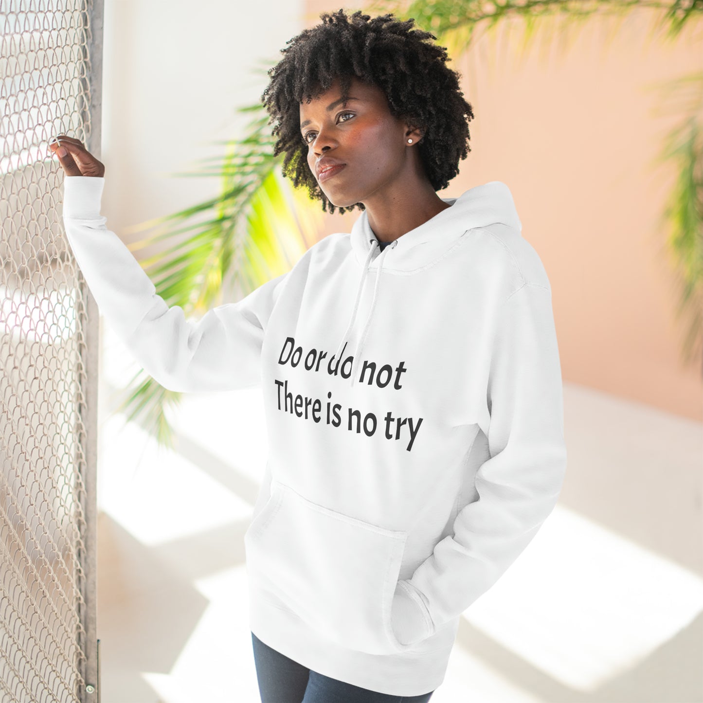 Do or do not there is no try Fleece Unisex Elite Hoodie - KNACK