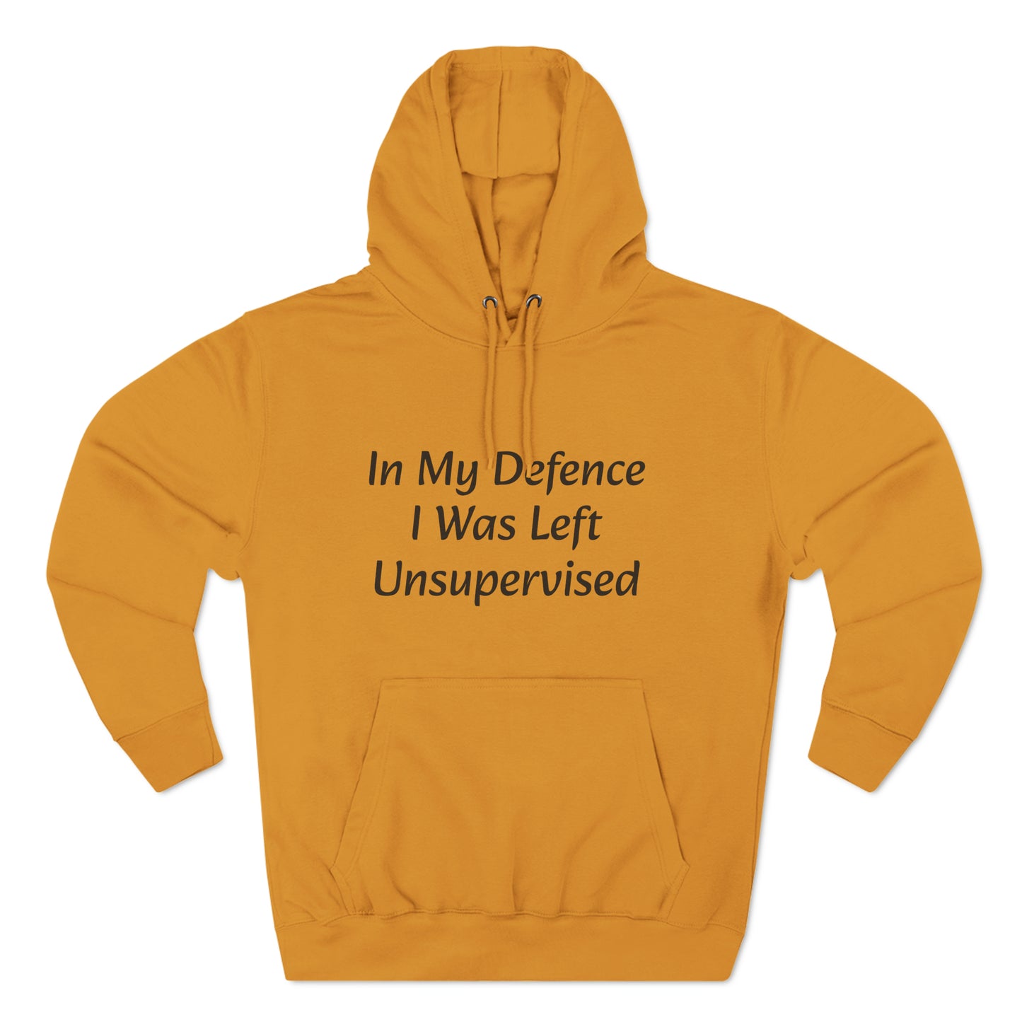 In My Defence i  Was left unsupervised  Fleece Unisex Elite Hoodie - KNACK