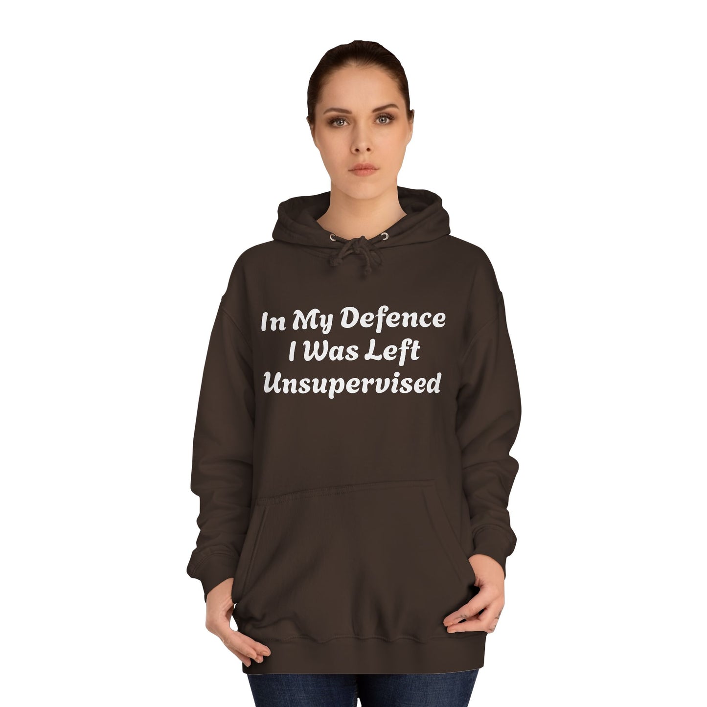 In my Defence I was left Unsupervised Unisex Hoodie