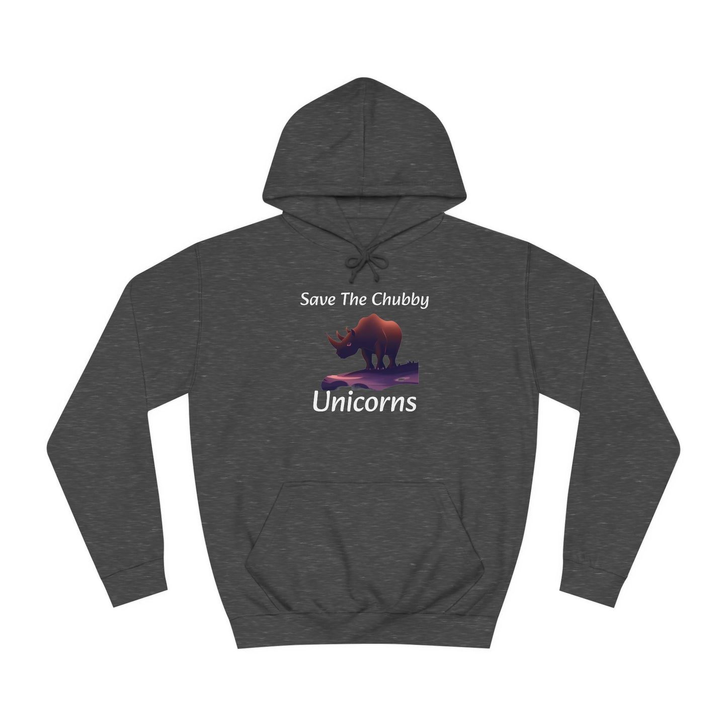 Save the Chubby Unicorns Fleece Lined Unisex Elite Hoodie