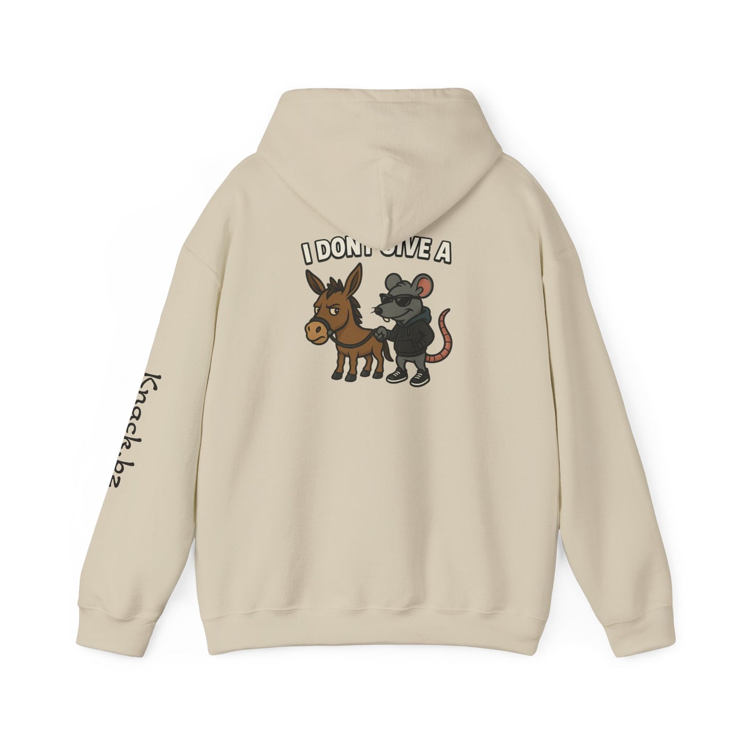 Funny Unisex Hoodie I Don't give a rats ass
