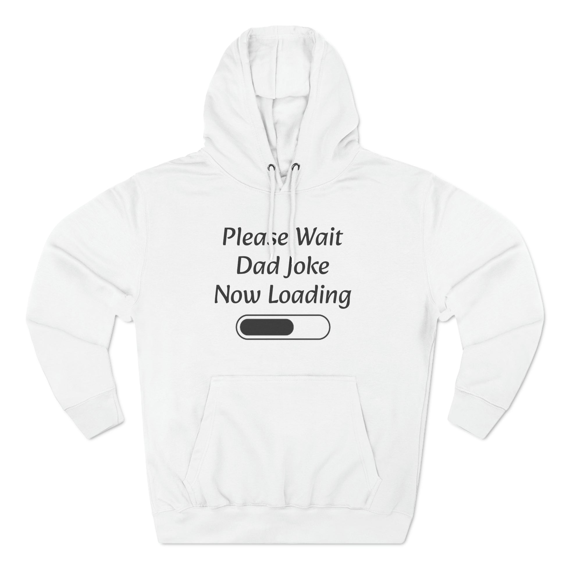 Please wait dad joke now loading Fleece Unisex Elite Hoodie - KNACK