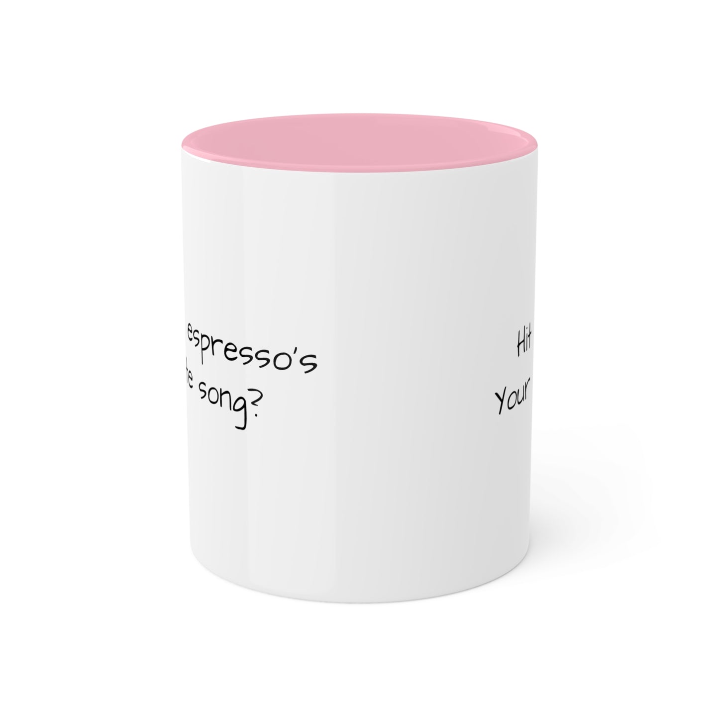 What's an espresso's favorite song? Colorful Mugs, 11oz - KNACK