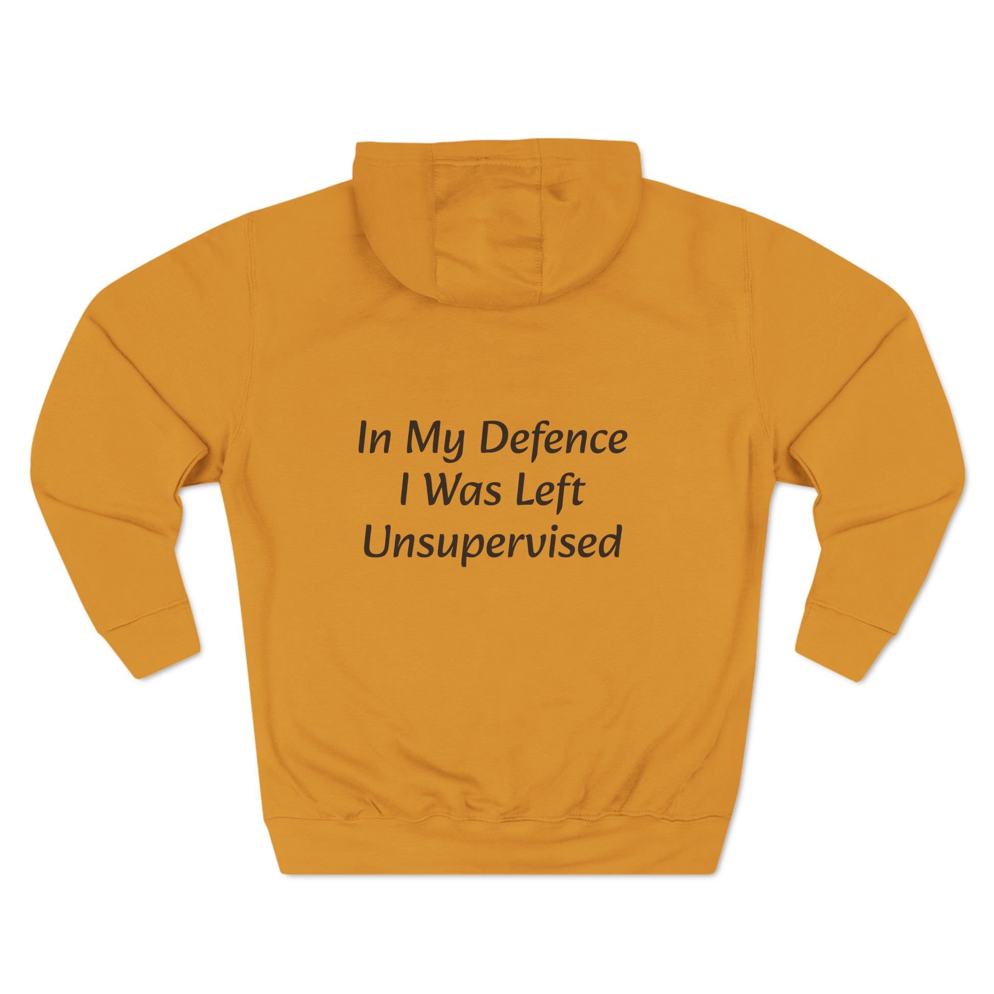 In My Defence i  Was left unsupervised  Fleece Unisex Elite Hoodie - KNACK