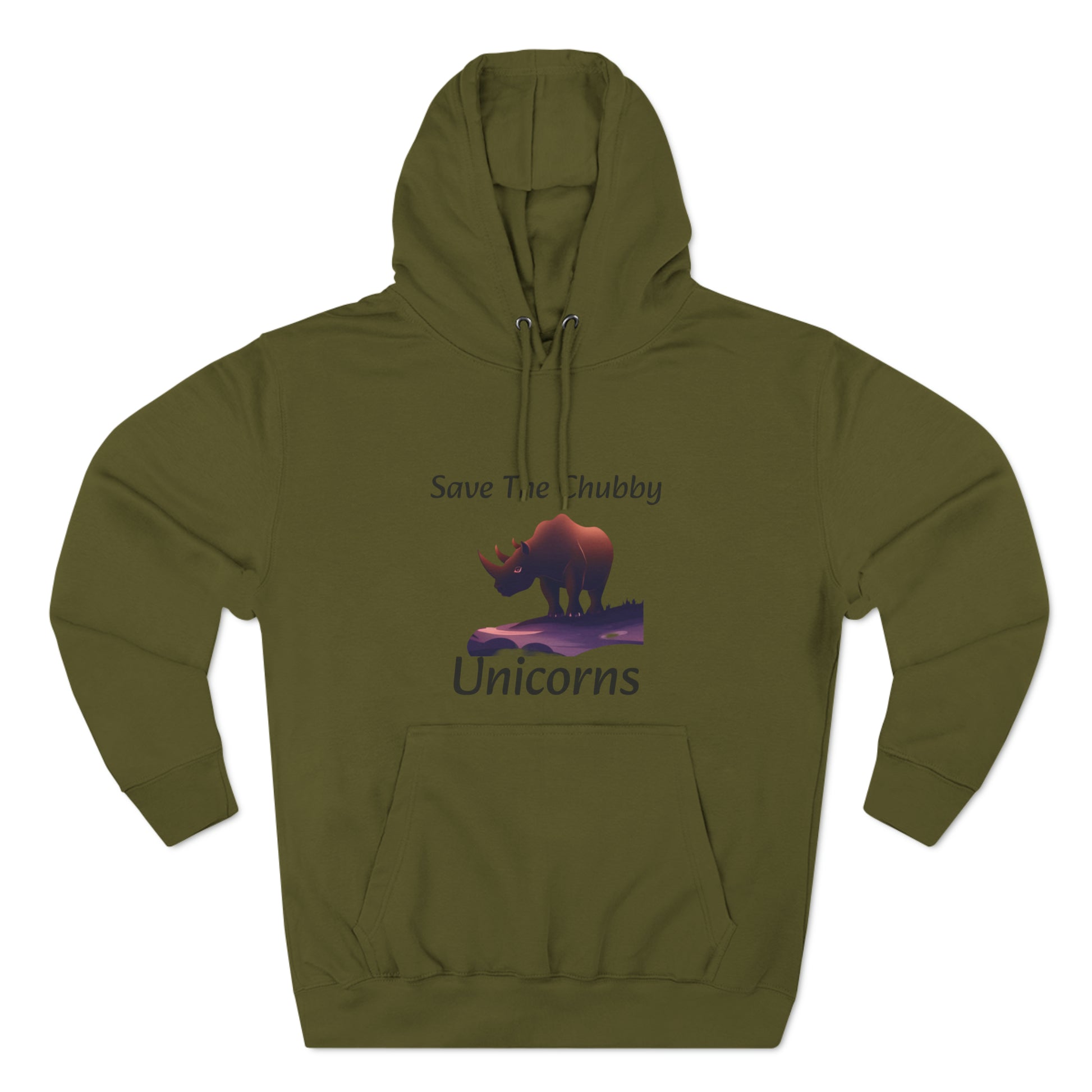 Save the Chubby Unicorns Fleece Lined Unisex Elite Hoodie - KNACK