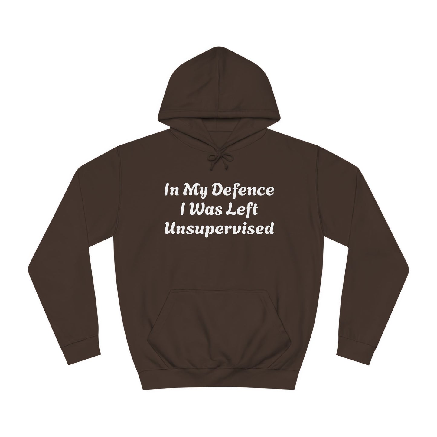 In my Defence I was left Unsupervised Unisex Hoodie