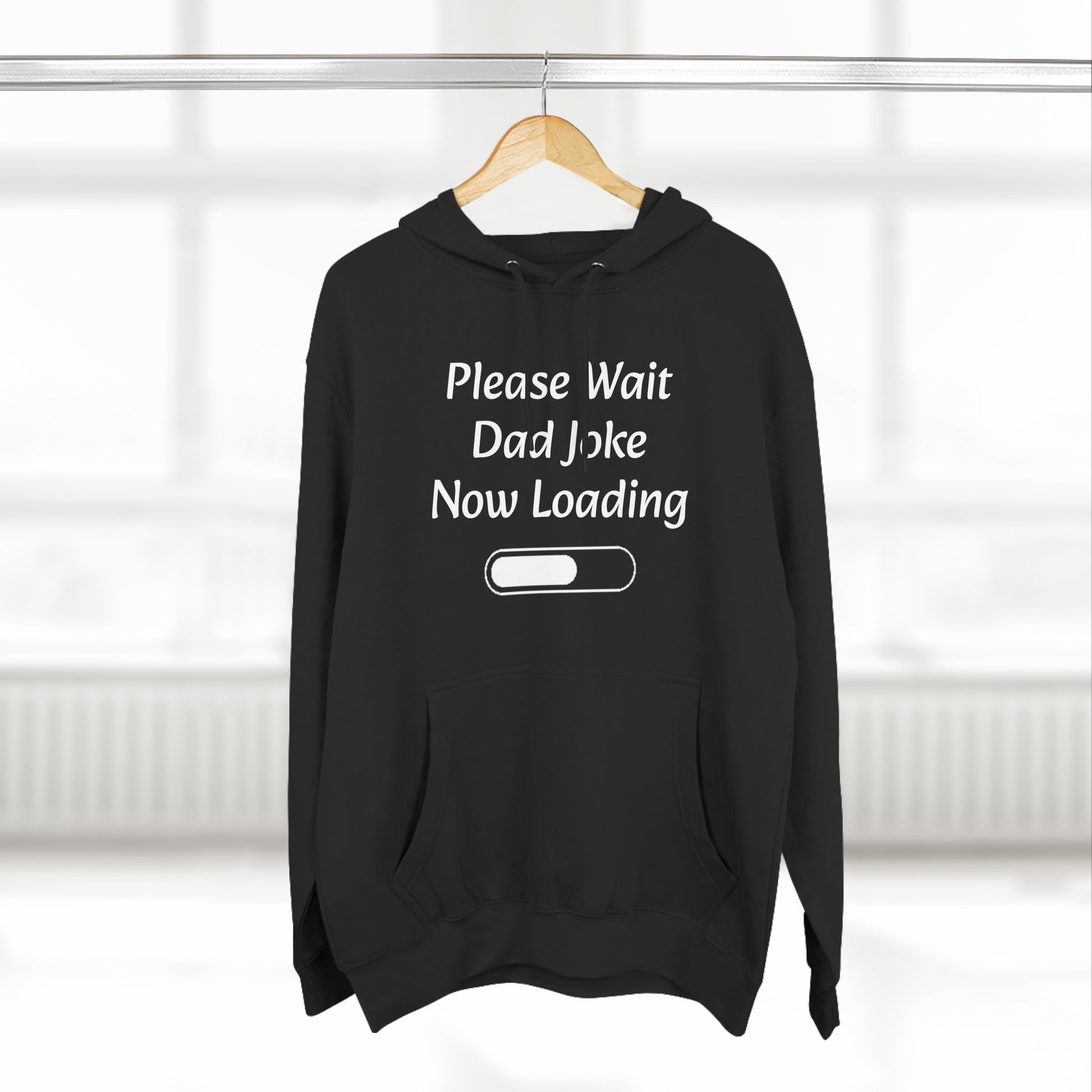 Please wait dad joke now loading Fleece Unisex Elite Hoodie - KNACK