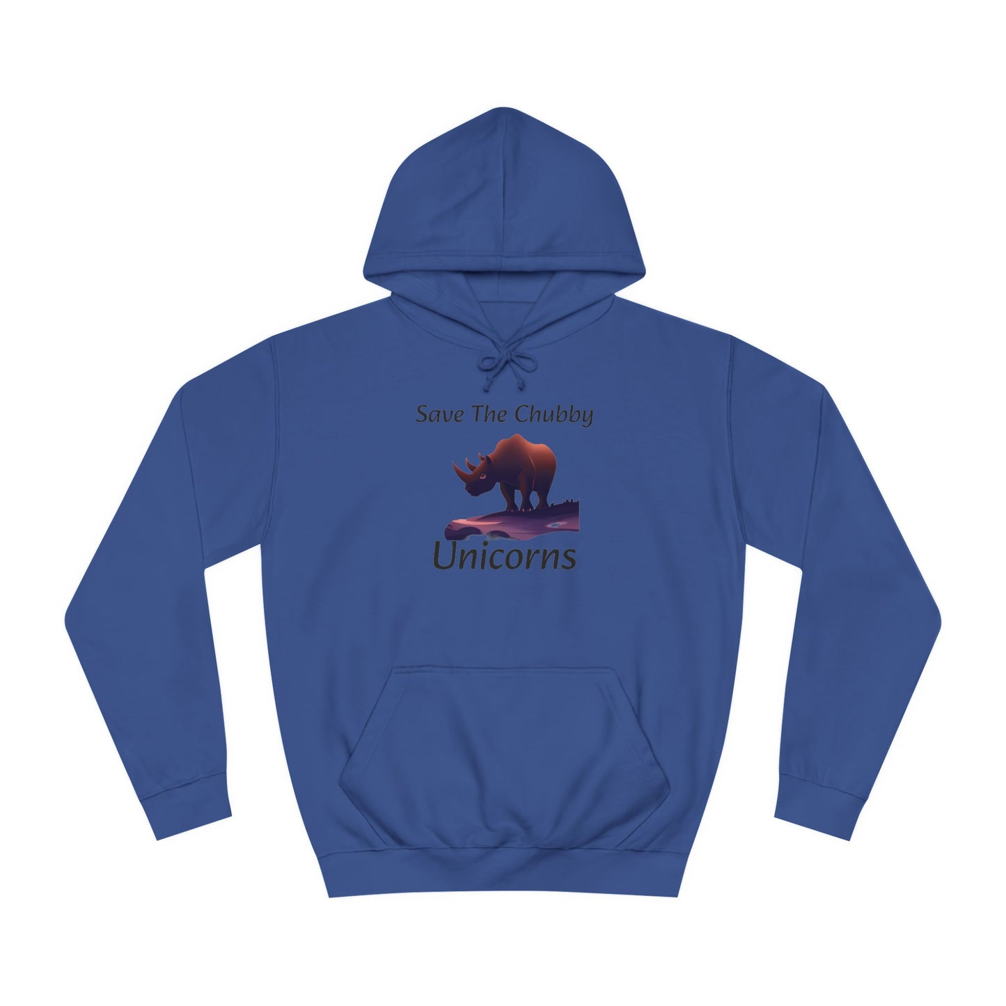 Save the Chubby Unicorns Fleece Lined Unisex Elite Hoodie