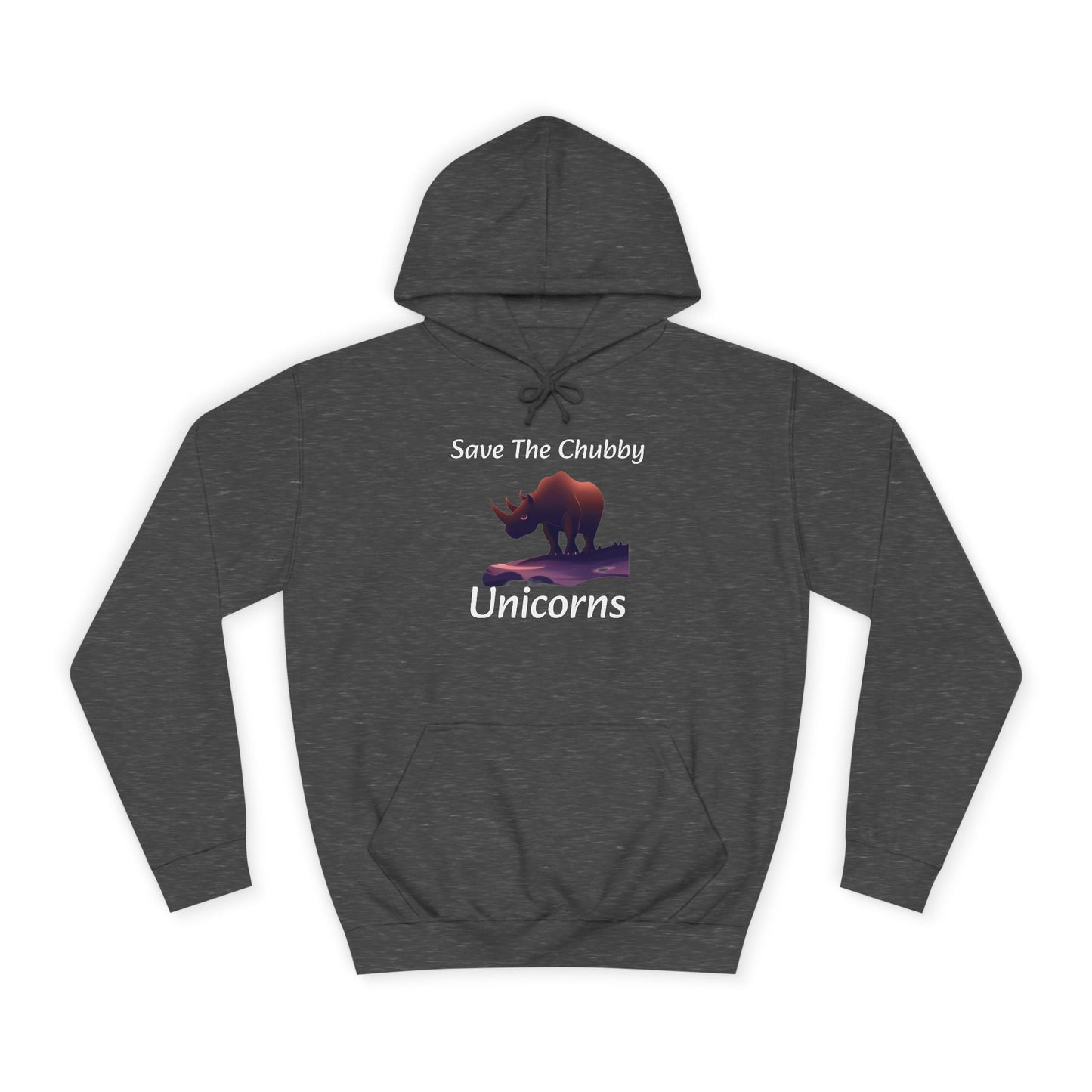Save the Chubby Unicorns Fleece Lined Unisex Elite Hoodie