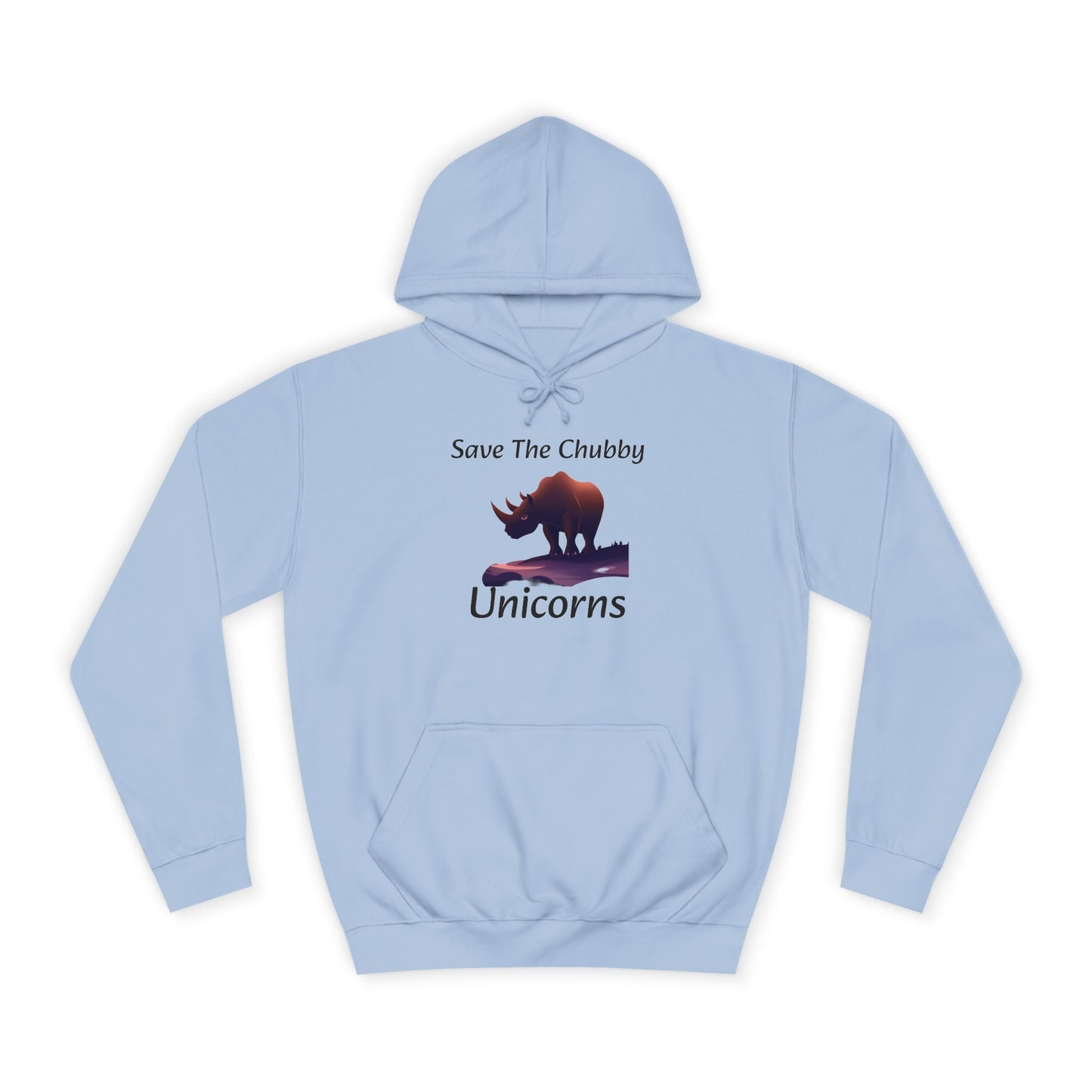 Save the Chubby Unicorns Fleece Lined Unisex Elite Hoodie