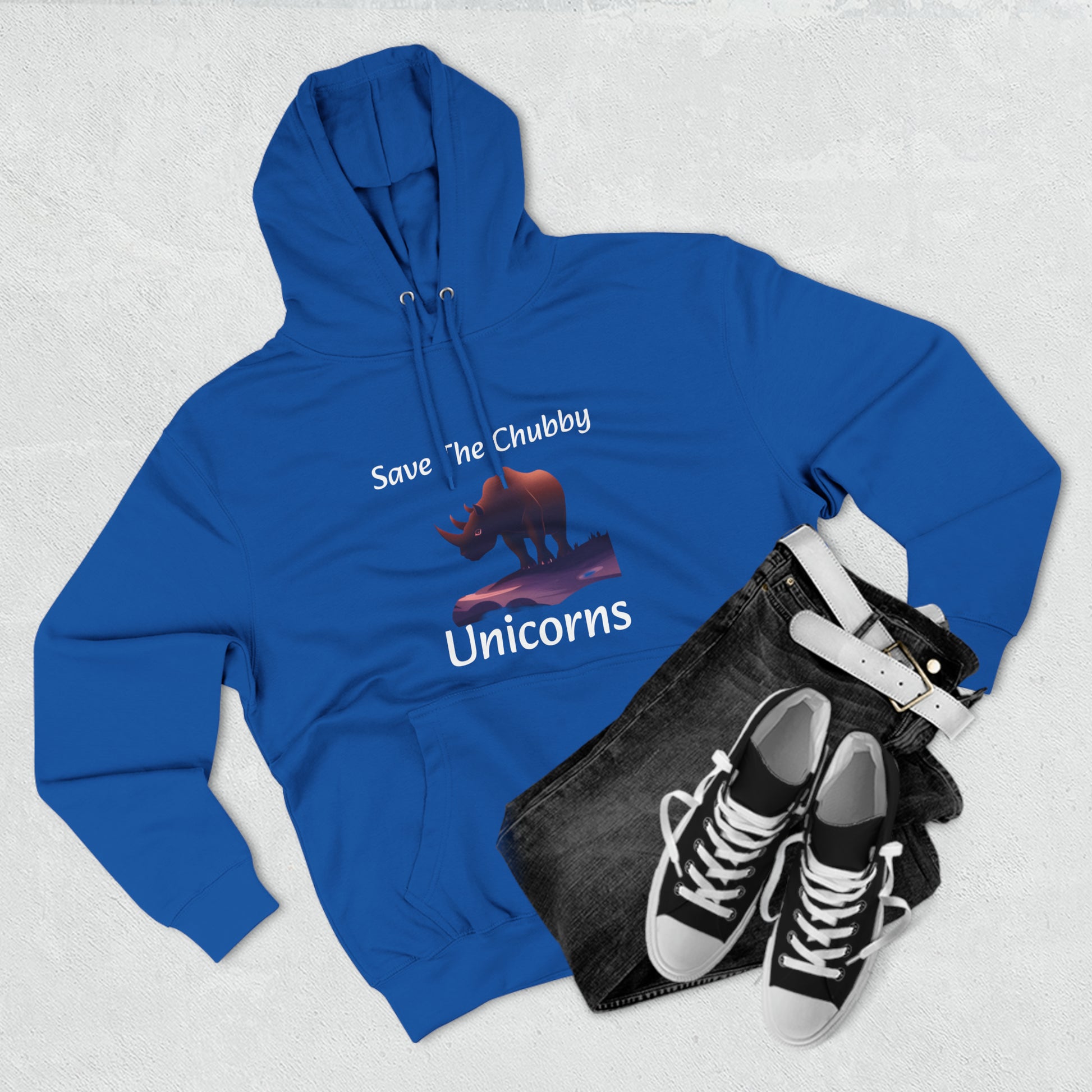 Save the Chubby Unicorns Fleece Lined Unisex Elite Hoodie - KNACK