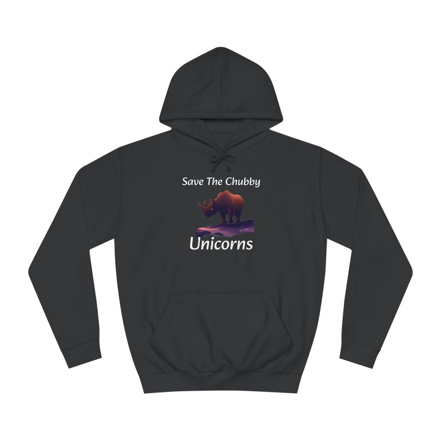 Save the Chubby Unicorns Fleece Lined Unisex Elite Hoodie