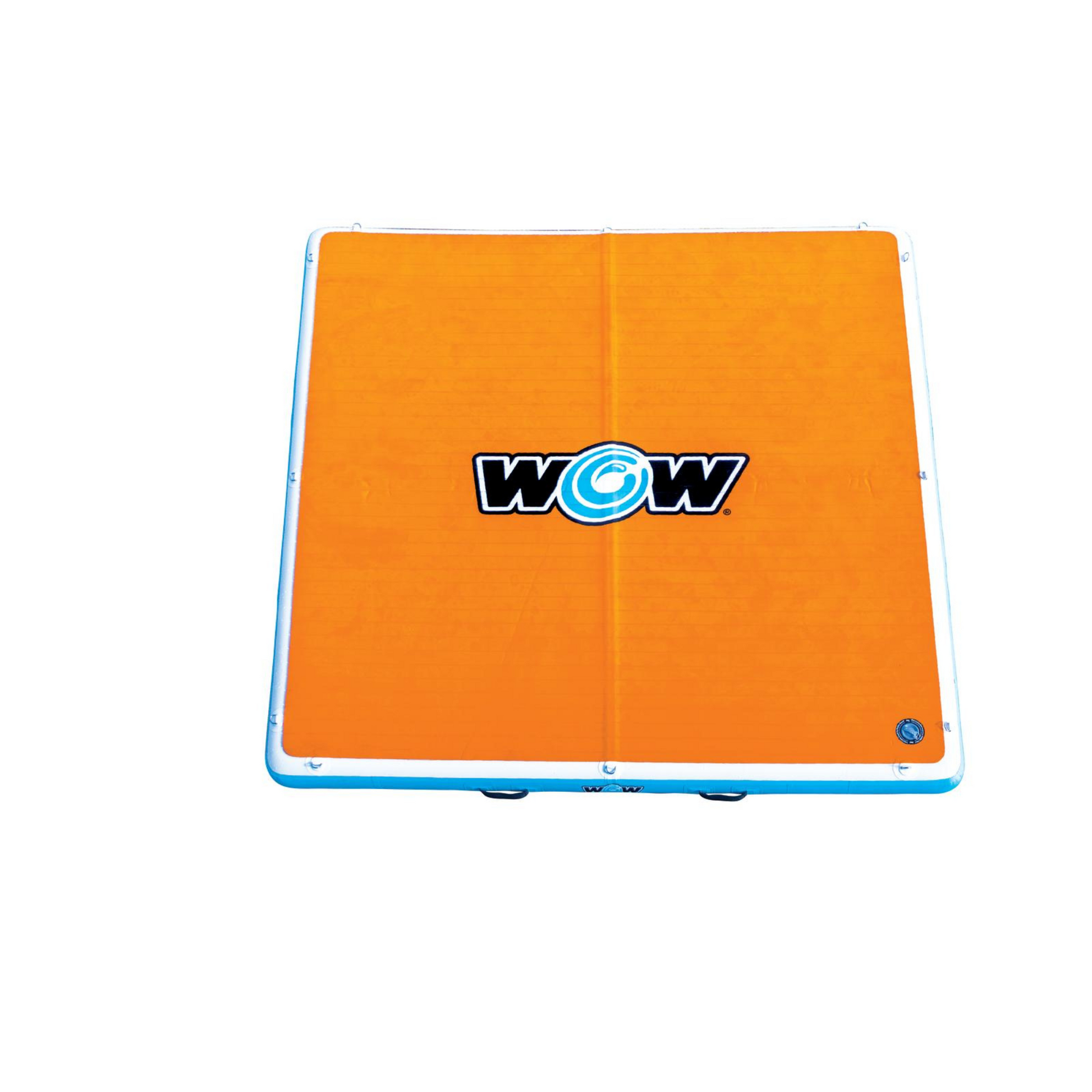 WOW Watersports 8'x8'x6" Drop Stitch Vacation Station Dock with Deckpad WOW Watersports